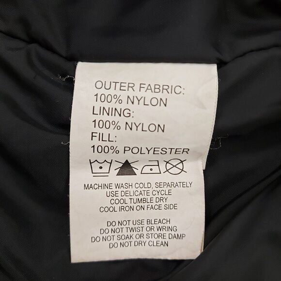 Fera Ski Snow Pants Womens 4 Black Insulated Ankle Zip Nylon Snowboarding - Picture 10 of 12